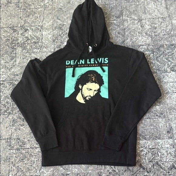 Dean Lewis Black Concert Hoodie size S Sad Boi Winter Summer Tour - Picture 1 of 5